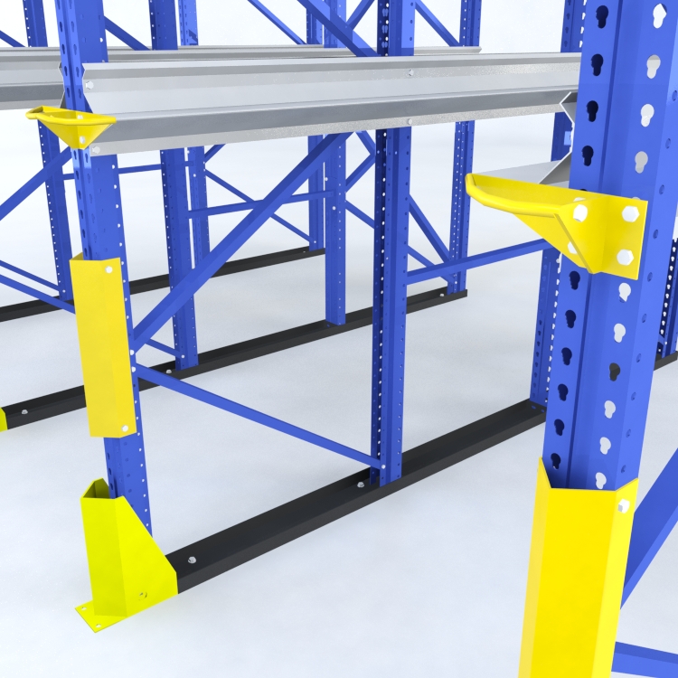 DriveIn Racking 27No 1200mm High CHEP pallets 3 Lanes Wide NEBCO LTD